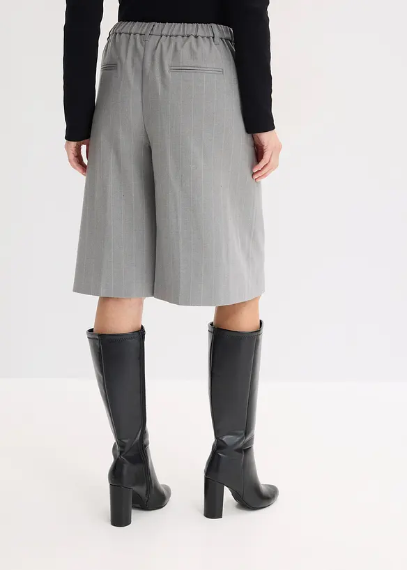 Bermuda &agrave; rayures tennis et pinces, bonprix