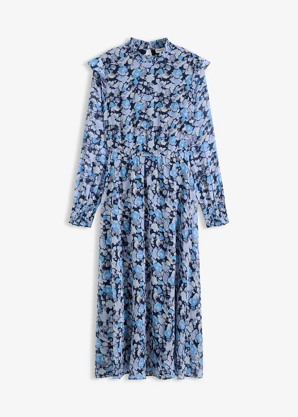 Blouse en mousseline &agrave; col montant, bonprix