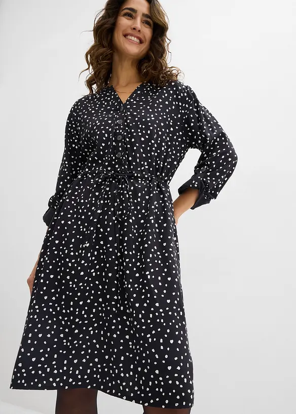Robe blouse en viscose fluide, bonprix
