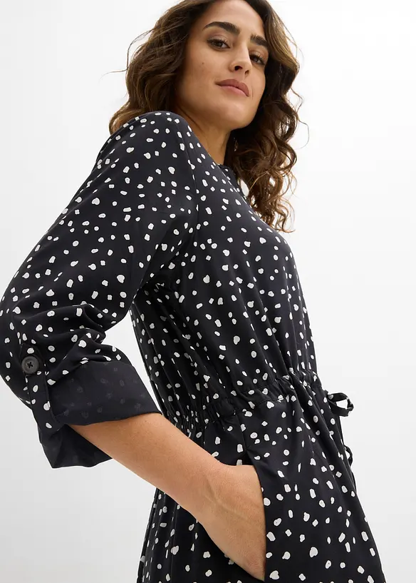 Robe blouse en viscose fluide, bonprix