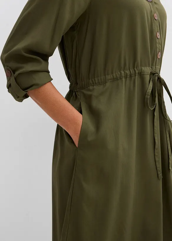 Robe blouse en viscose fluide, bonprix