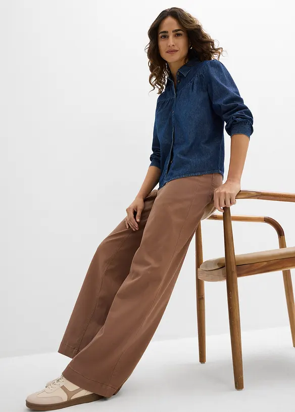 Pantalon en twill, bonprix