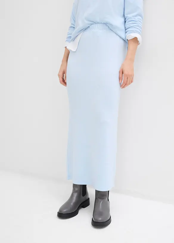 Jupe en jersey effet maille, bonprix