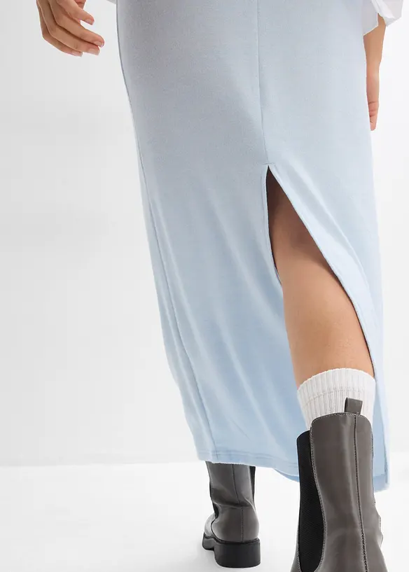 Jupe en jersey effet maille, bonprix