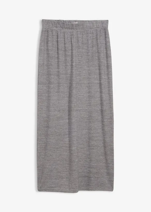 Jupe en sweat effet maille, bonprix