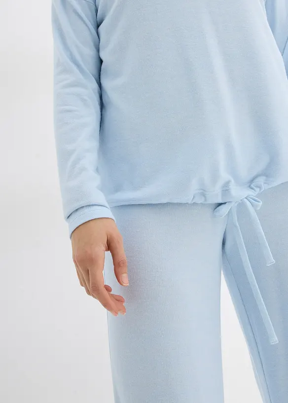 Sweat-shirt oversize effet maille, bonprix