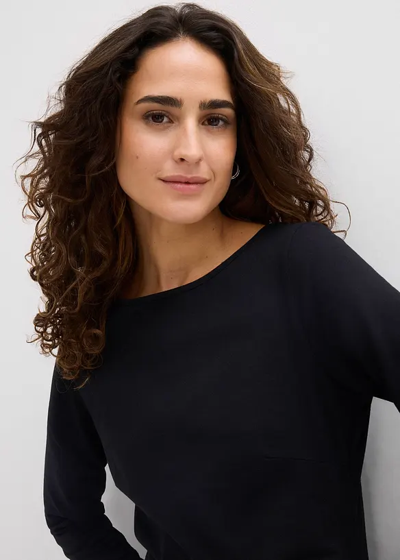 Lot de 2 bodys manches longues, bonprix