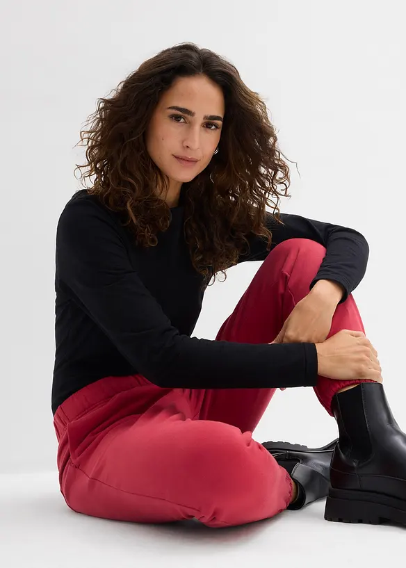 Lot de 2 bodys manches longues, bonprix