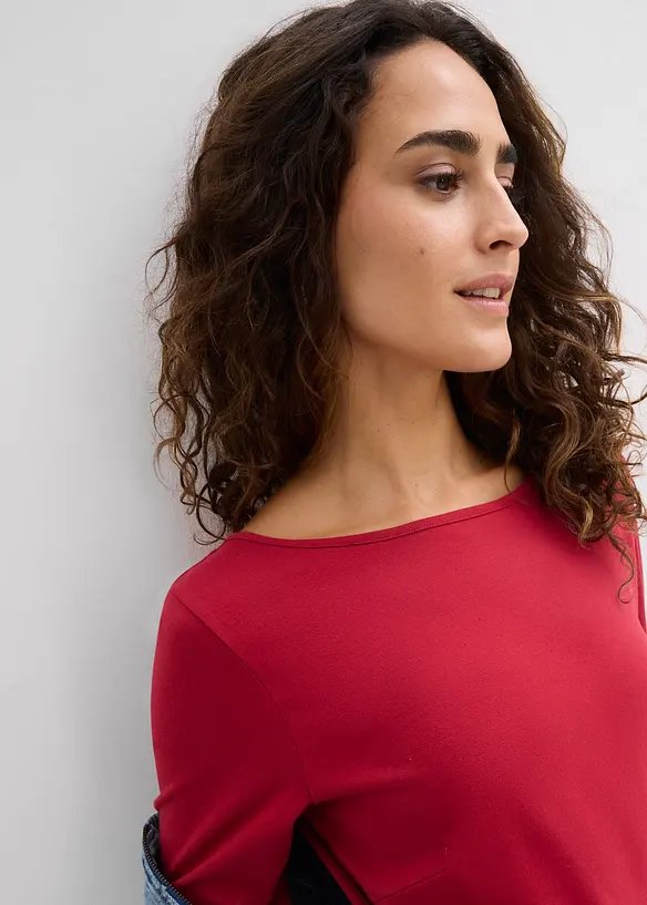 Lot de 2 bodys manches longues, bonprix