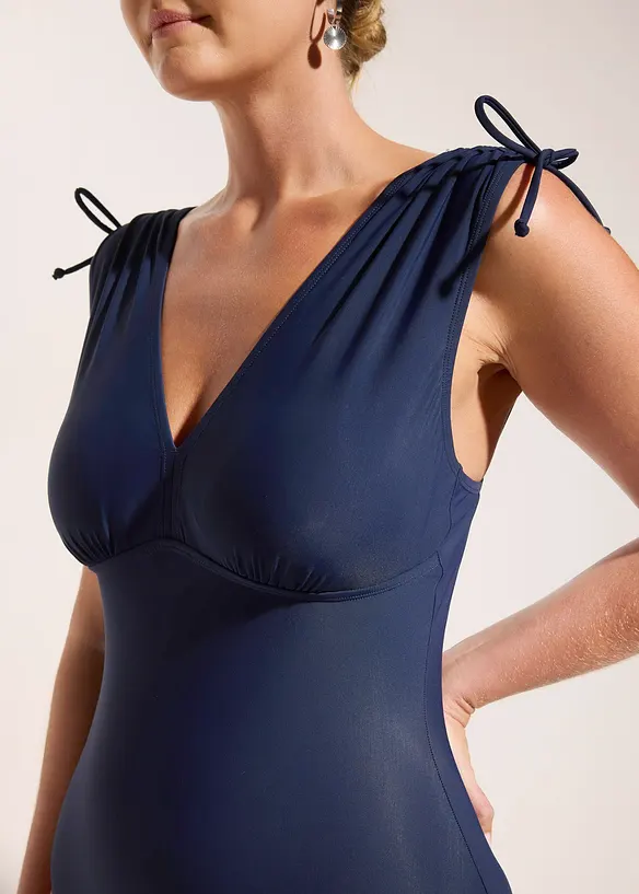 Maillot sculptant &agrave; larges bretelles, maintien l&eacute;ger, bonprix