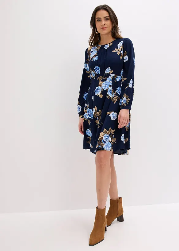 Robe &eacute;l&eacute;gante en viscose, bonprix