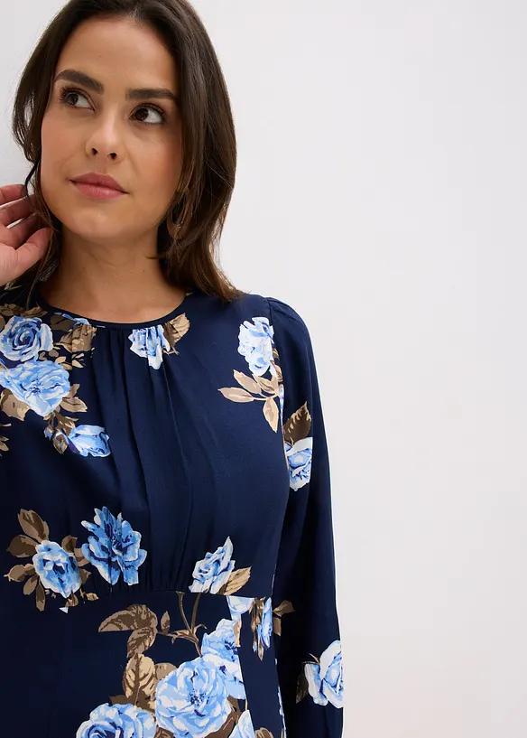 Robe &eacute;l&eacute;gante en viscose, bonprix