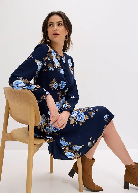 Robe &eacute;l&eacute;gante en viscose, bonprix