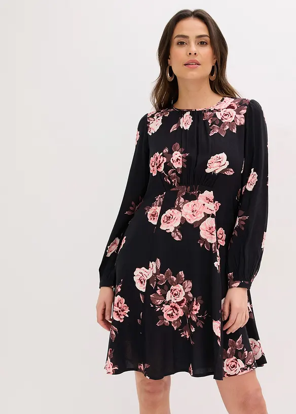 Robe &eacute;l&eacute;gante en viscose, bonprix