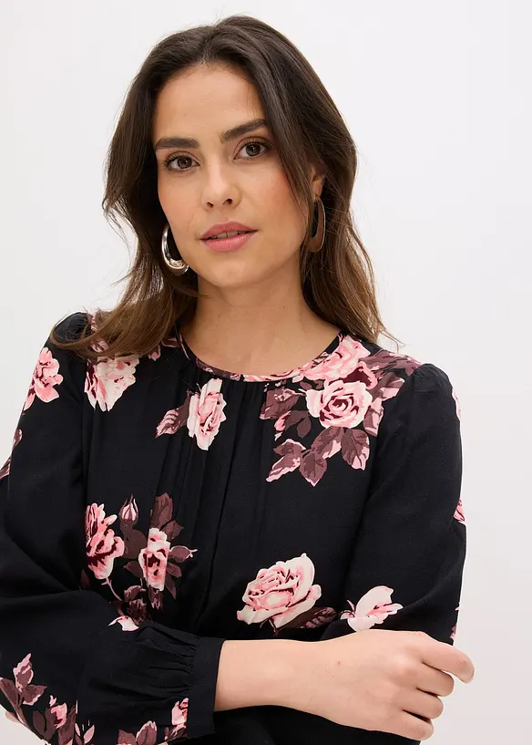 Robe &eacute;l&eacute;gante en viscose, bonprix