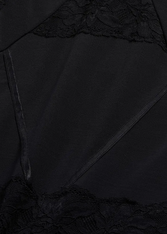 Body sculptant avec dentelle, maintien l&eacute;ger, bonprix