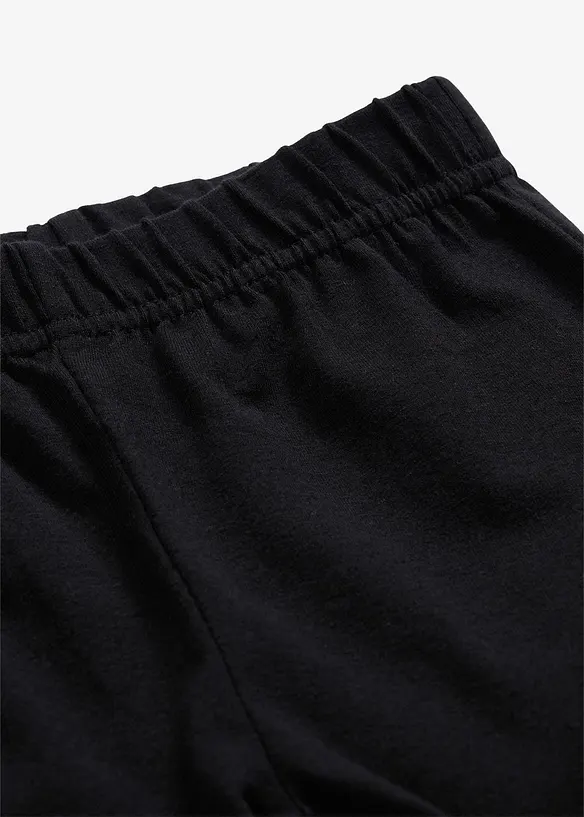 Lot de 3 leggings en coton extensible, bonprix