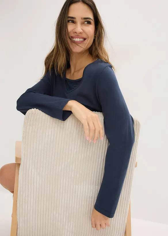 Chemise de nuit en coton doux, bonprix