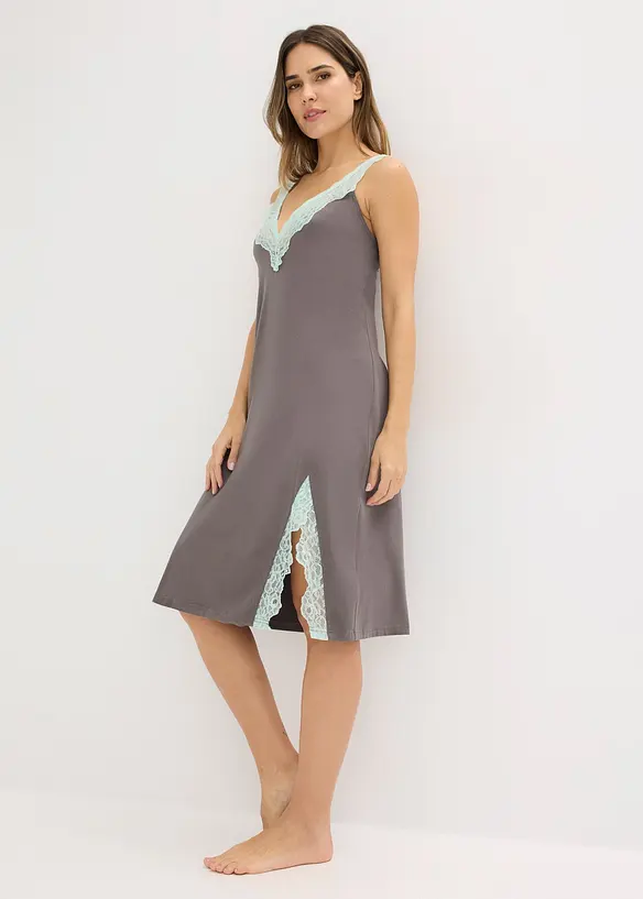 Nuisette avec viscose et dentelle, bonprix