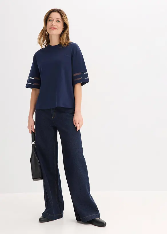 T-shirt 100% coton &eacute;pais, bonprix