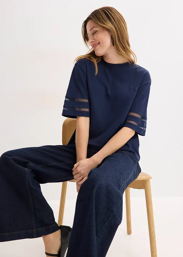 T-shirt 100% coton &eacute;pais, bonprix