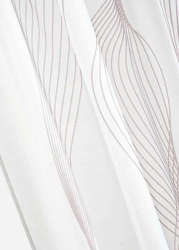 Voilage &agrave; imprim&eacute; vague (1 pce), bonprix