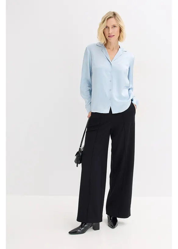 Chemisier en satin l&eacute;ger, bonprix