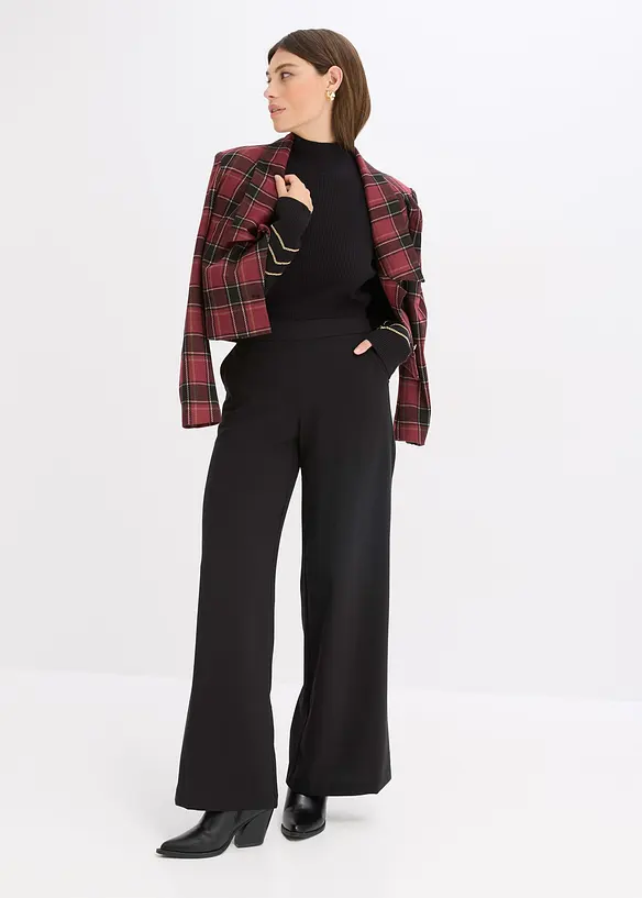 Pull en fine maille &agrave; cha&icirc;nes dor&eacute;es, bonprix