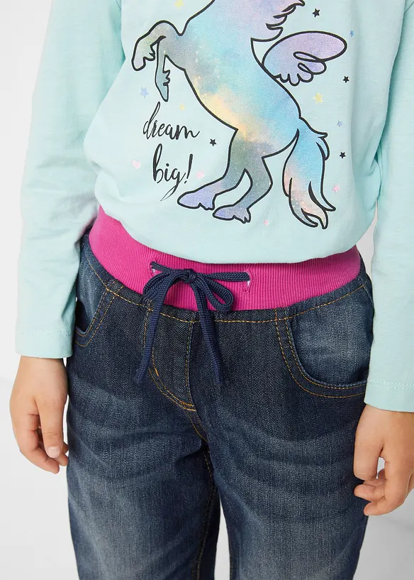 Jean thermique confortable avec doublure polaire, bonprix