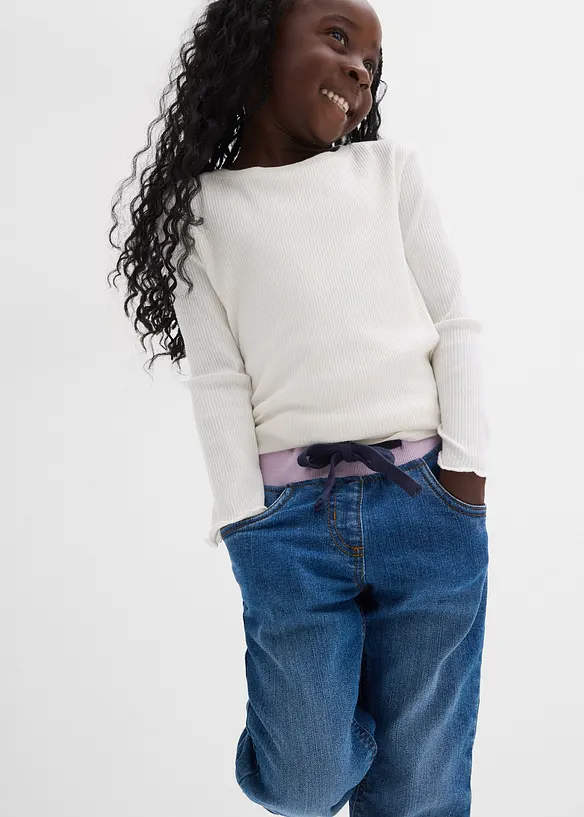 Jean thermique confortable avec doublure polaire, bonprix