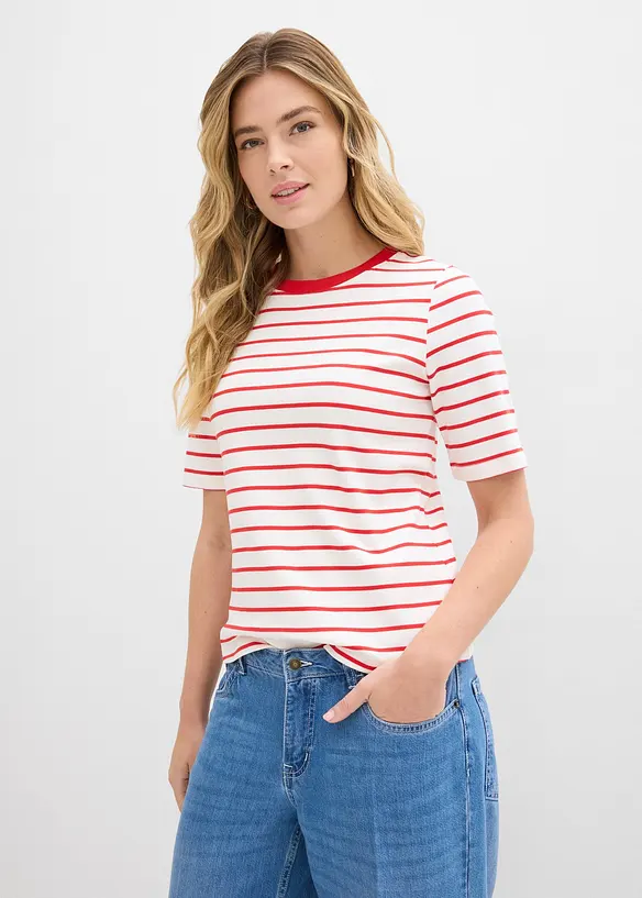 T-shirt &eacute;pais 100% coton, bonprix