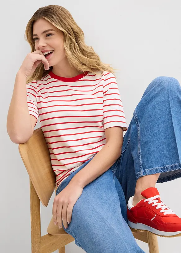 T-shirt &eacute;pais 100% coton, bonprix