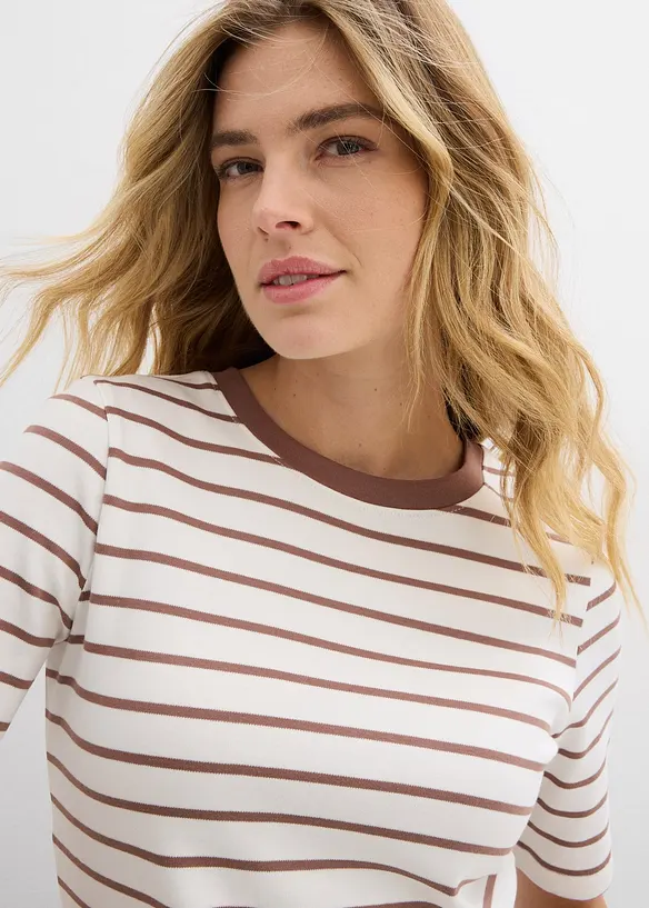 T-shirt &eacute;pais 100% coton, bonprix