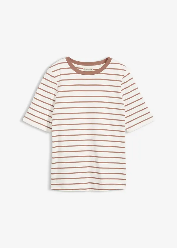 T-shirt &eacute;pais 100% coton, bonprix