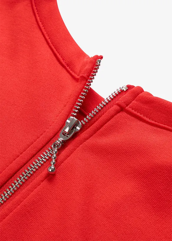 Robe midi en Punto di Roma confortable, bonprix