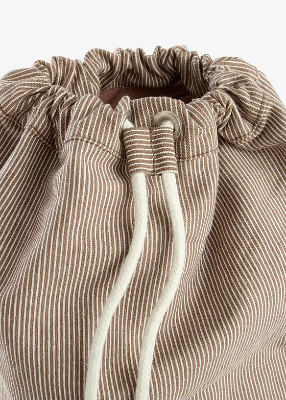 Sac &agrave; dos en toile ray&eacute;e, bonprix