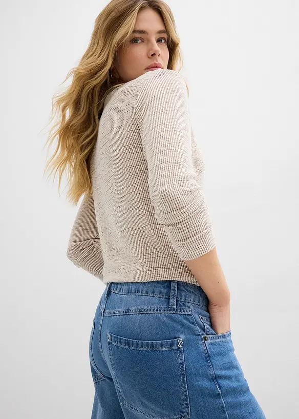 Jean large taille mi-haute, bonprix