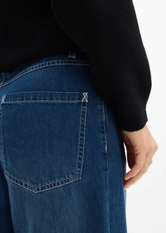 Jean large taille mi-haute, bonprix