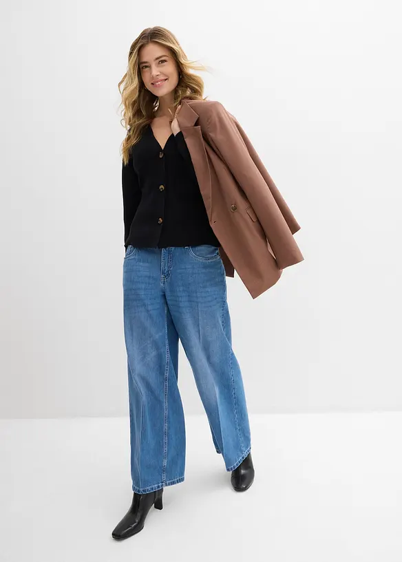 Gilet en fine maille, bonprix