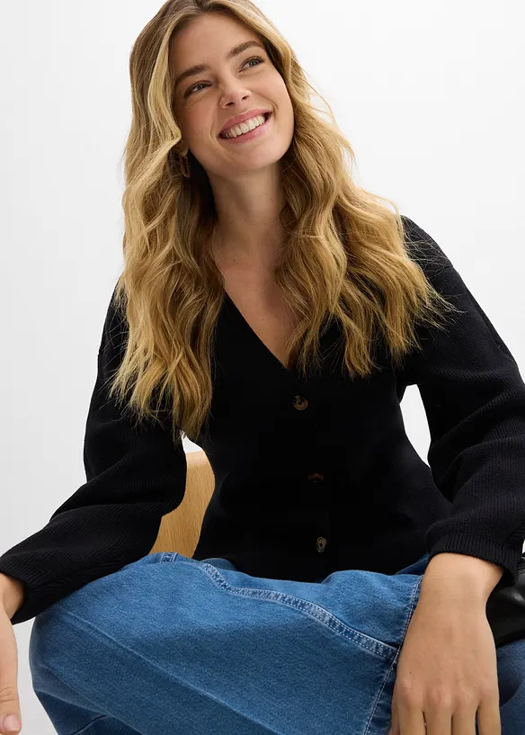 Gilet en fine maille, bonprix