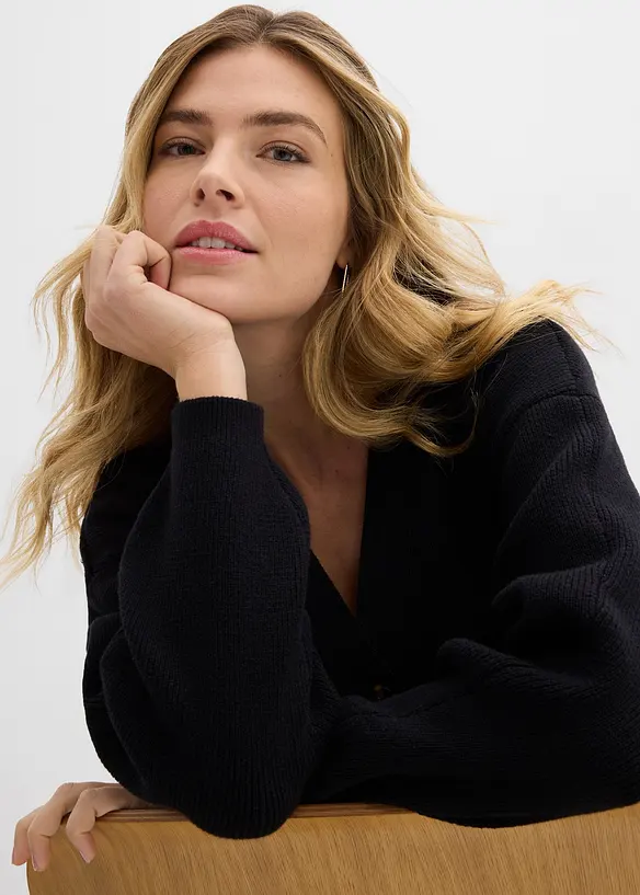 Gilet en fine maille, bonprix