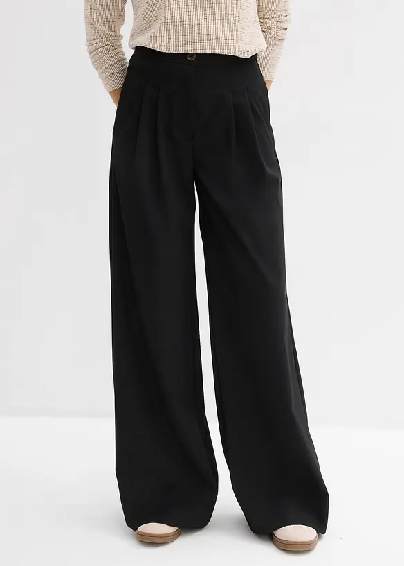 Pantalon &agrave; pinces, bonprix