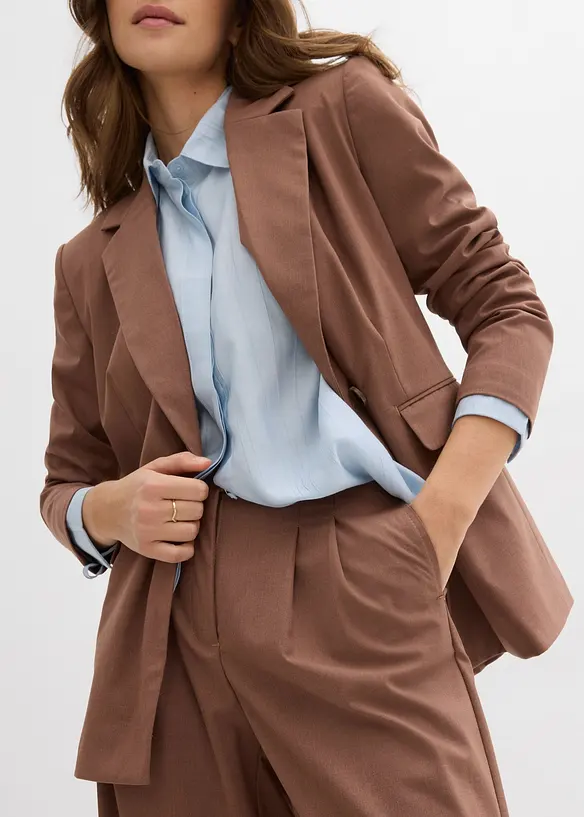 Pantalon &agrave; pinces, bonprix