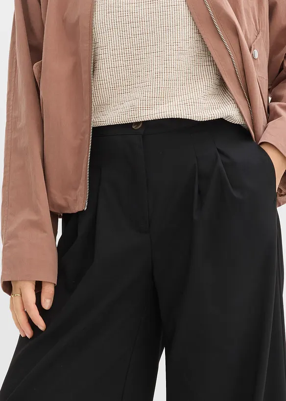 Pantalon &agrave; pinces, bonprix