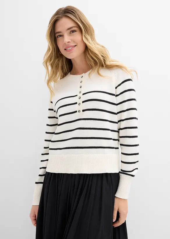 Pull 100% coton, bonprix