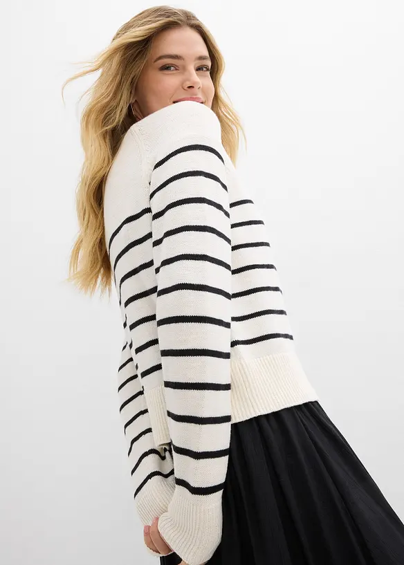 Pull 100% coton, bonprix