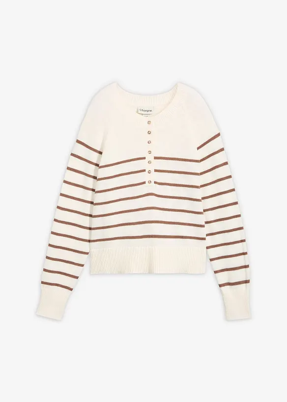 Pull 100% coton, bonprix