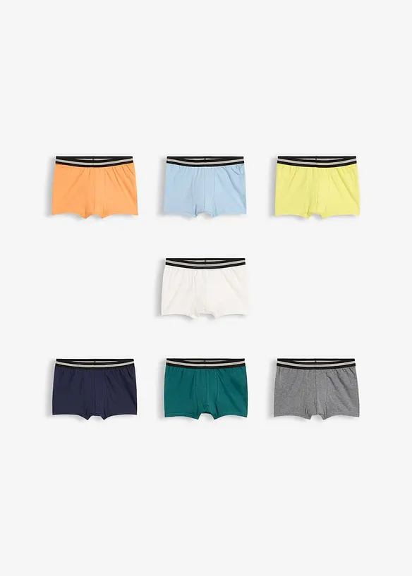Lot de 7 boxers coton, bonprix