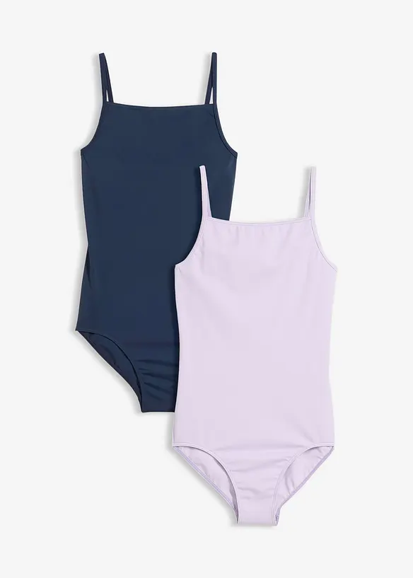 Lot de 2 maillots 1 pi&egrave;ce, bonprix