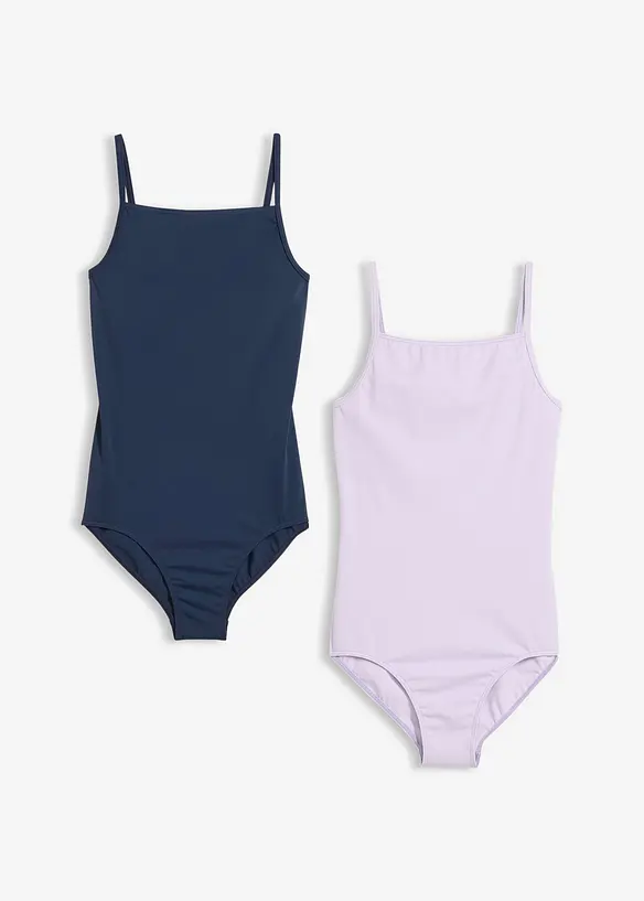 Lot de 2 maillots 1 pi&egrave;ce, bonprix